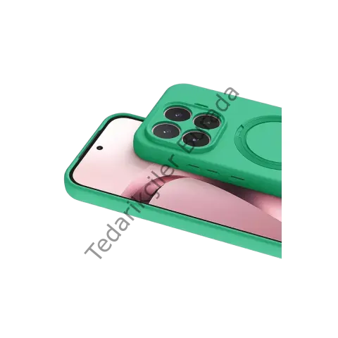 Newface Xiaomi Mi 17t Regal Magsafe Standlı Kapak - Yeşil