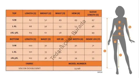 Kadın Uzun Kollu Kapşonlu Bağcıklı Viskon Iki Iplik Bluz Ve Pantolon Ikili Takım