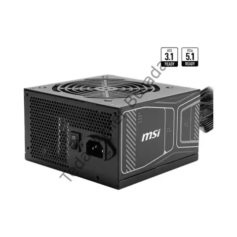 MSI MAG A850GN PCIE5 850W 80+GOLD AKTIF PFC 120MM FAN POWER SUPPLY