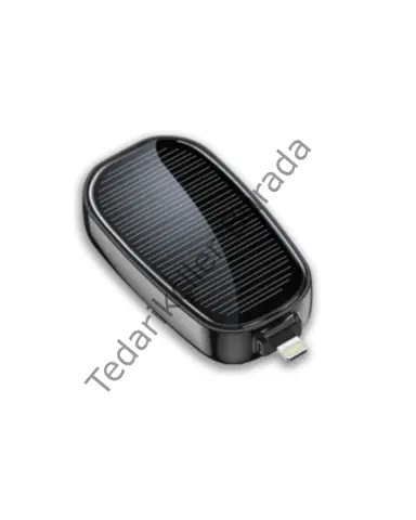 Güneş Enerjili Mini Powerbank 1200mah Ultra İnce Taşınabilir