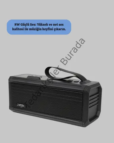 Kablosuz J-ıpox P520 Bluetooth Hoparlör Uzun Pil Ömrü Ve Mikrofon