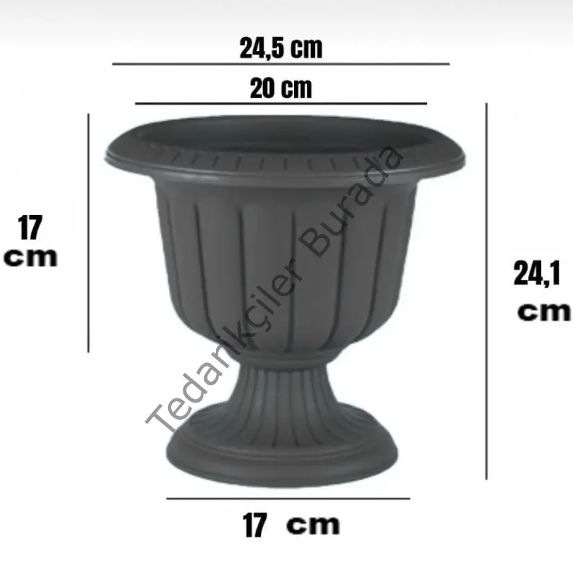 Mini Nergiz Saksı 3,4 Litre