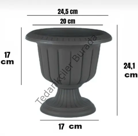 Mini Nergiz Saksı 3,4 Litre