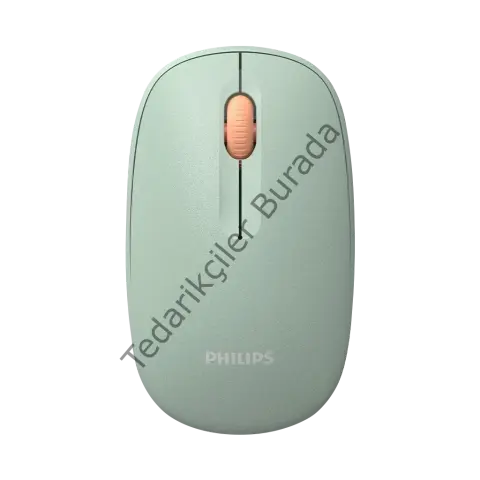 PHILIPS SPK7318E, Yeşil, USB Nano 2,4Gh Kablosuz, 1600dpi, Optic, Sessiz Click, 3 Tuşlu, Mouse