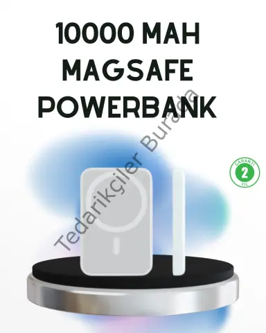 Kablosuz Magsafe Powerbank İphone Uyumlu, 10000 Mah, Isı Dağılımlı