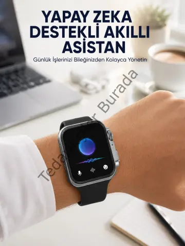 Modern Tasarımlı Akıllı Saat Uzun Pil Süresi Ve Net Ekran Yeni Nesil