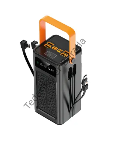 80.000 Solar Şarj Özellikli Yüksek Kapasiteli Powerbank Hızlı Şarj Destekli