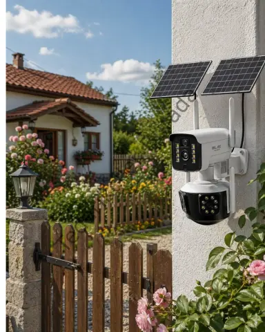 Güneş Enerjili Arsa Kamerası 4g Sım Kartlı Gece Görüşlü Solar Kamera