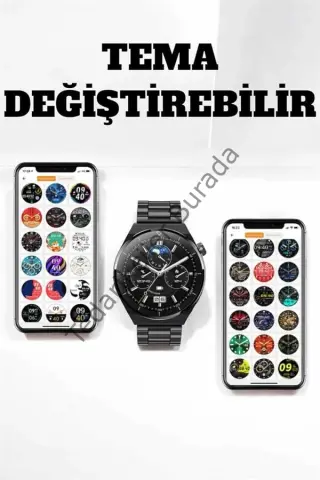Akıllı Saat Uyku Ve Sağlık Takibi Bildirim Görme Arama Cevaplama