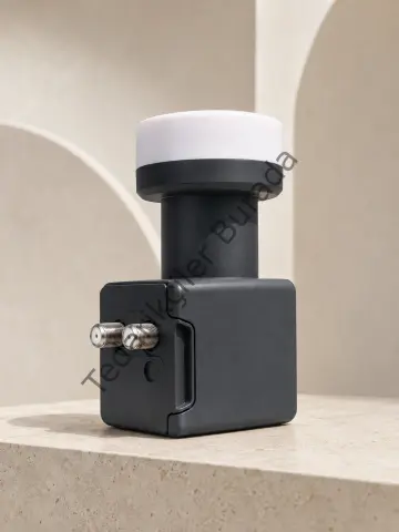 Twin Lnb Çift Çıkışlı Uydu Anten Lnb 4k Ultra Hd Ku Band 0.1 Db