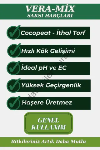 Vera Genel Kullanım İthal Bitki Toprağı 20 Litre