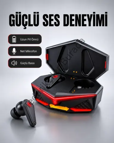 Led Işıklı Kablosuz Bluetooth 5.0 Kulaklık Yeni Nesil