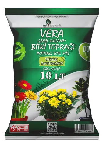 Vera Genel Kullanım İthal Bitki Toprağı 10 Litre