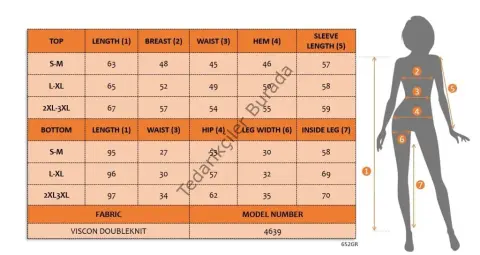 Kadın Uzun Kollu önden Fermuarlı Bağcıklı Viskon Iki Iplik Bluz Ve Pantolon Ikili Takım