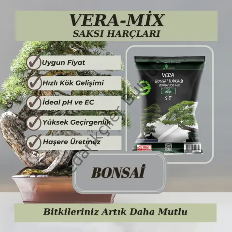 Bonsai Toprağı Özel Zengin Karışımlı Bonsai Ağacı Çiçeği Bitki Toprağı 5 Litre