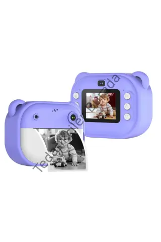 Dijital Video Kayıt Fotoğraf Çocuk Kamerası Anlık Termal Resim Kağıt Baskılı
