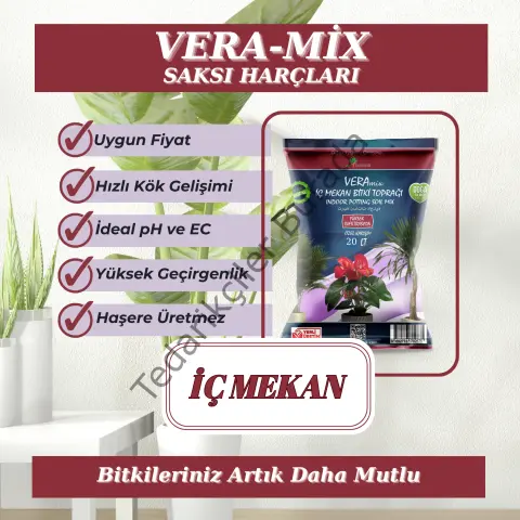 Vera Özel Karışım Iç Mekan Bitki Toprağı 20 Litre Çiçek Toprağı Toprak Harcı
