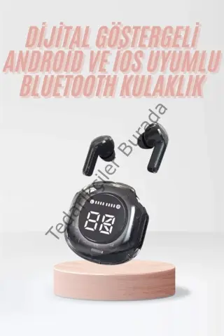 Yeni Nesil Bluetooth Kulaklık Dijital Göstergeli Dokunmatik 5.3 Kablosuz