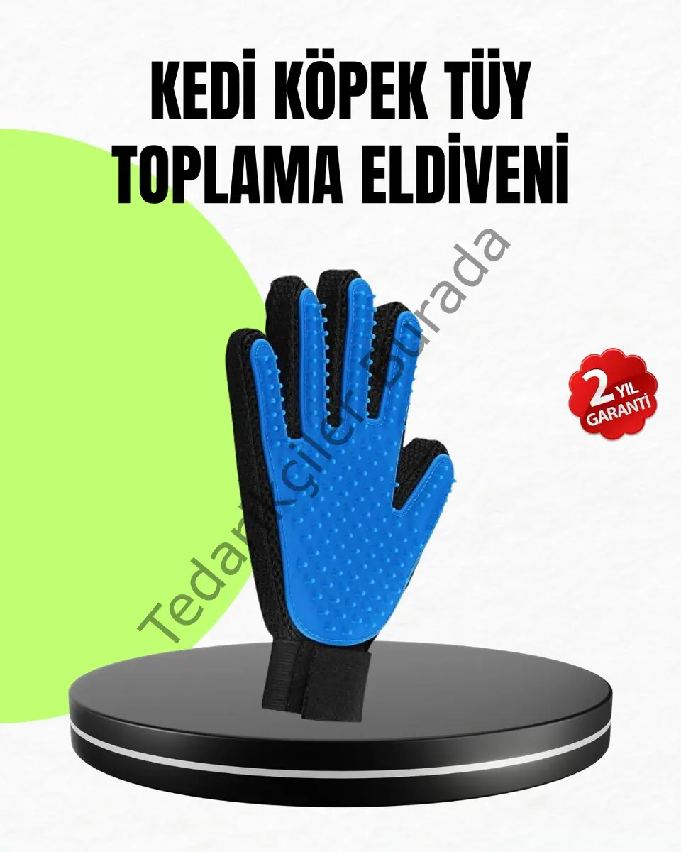 Evcil Hayvan Bakım Eldiveni – Masaj ve Tüy Toplama Özellikli Silikon Eldiven