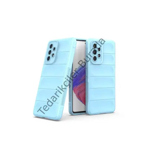 Samsung Galaxy A73 5g Kılıf Optimum Silikon - Sky Blue
