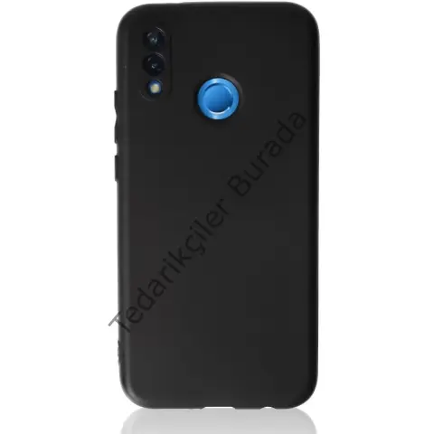 Huawei P20 Lite Kılıf First Silikon - Siyah