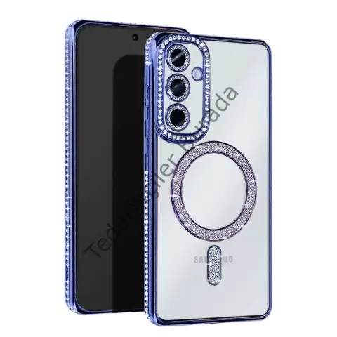 Samsung Galaxy S25 Fe Joke Simli Magneticsafe Kılıf - Mavi
