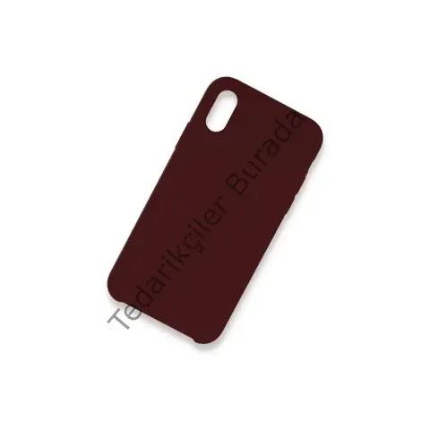 Apple İphone Xs Max Kılıf Lansman Legant Silikon - Bordo