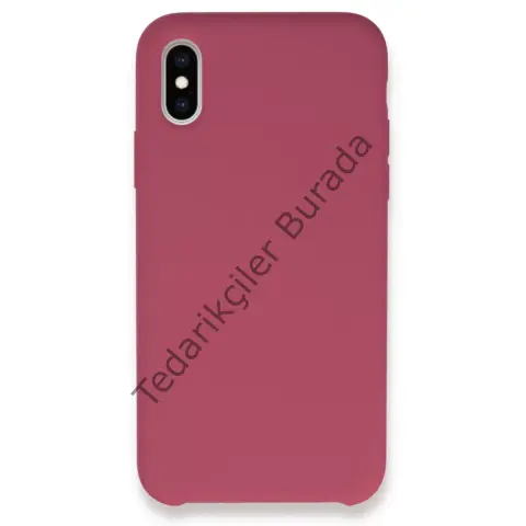 Apple İphone Xs Max Kılıf Lansman Legant Silikon - Fuşya