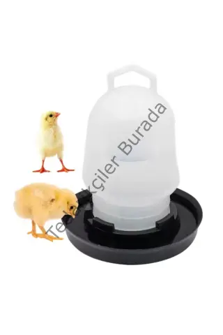 Civciv Suluk 0,75 ML Kaliteli Plastik + Tabak Yemlik