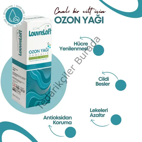 LouvreLoft OzoneTherapy - Aktif Oksijen Ozon Yağı Cilt Bakım Serumu