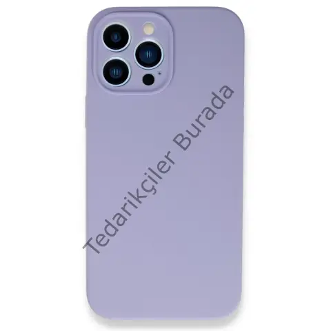 Apple İphone 13 Pro Max Kılıf Lansman Legant Silikon - Lila