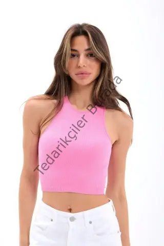 2501 SPORCU YARIM T-SHİRT-PEMBE