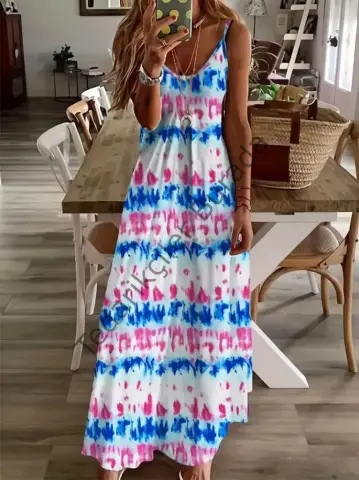 Kadın Askılı Tam Boy Süprem Elbise
