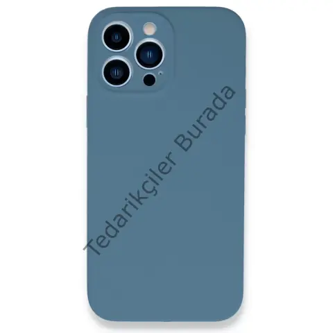Apple İphone 13 Pro Kılıf Lansman Legant Silikon - Açık Mavi