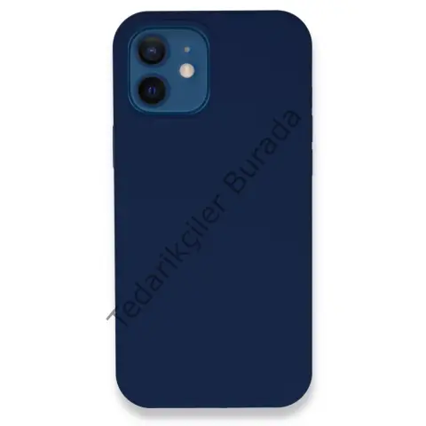 Apple İphone 12 Kılıf Lansman Legant Silikon - Lacivert