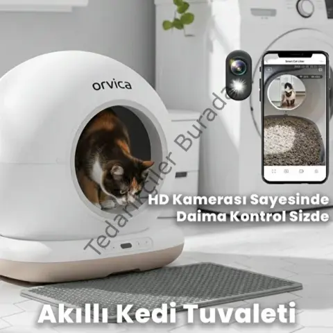 HD Kameralı Akıllı Kedi Tuvaleti