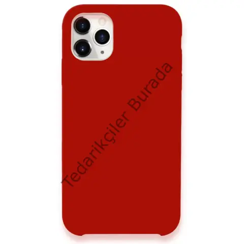 Apple İphone 11 Pro Max Kılıf Lansman Legant Silikon - Kırmızı